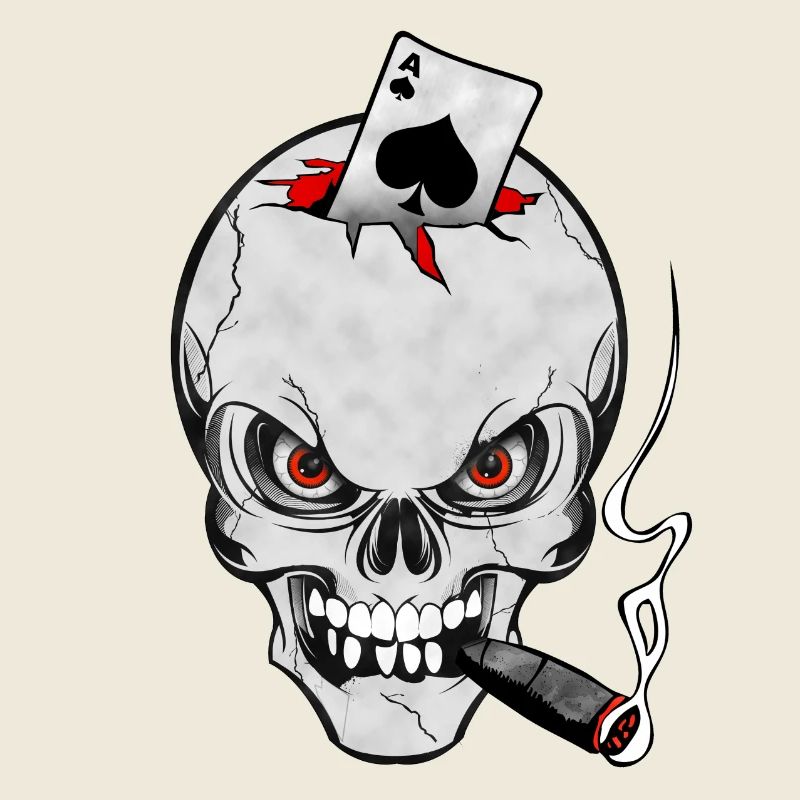 skull poker