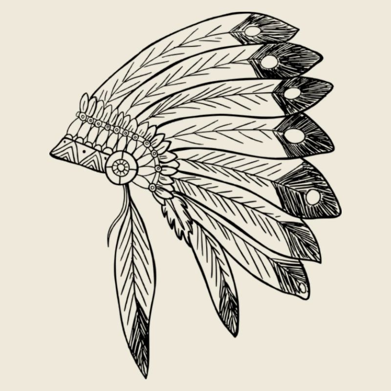 Indiens, Plumes