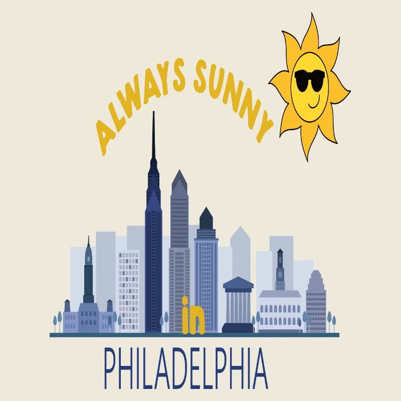 Philly Skyline Immer Sonnig