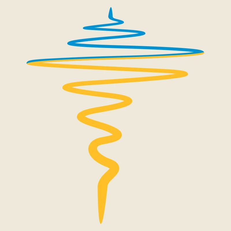 Ukraine Flag Heartbeat Pulse