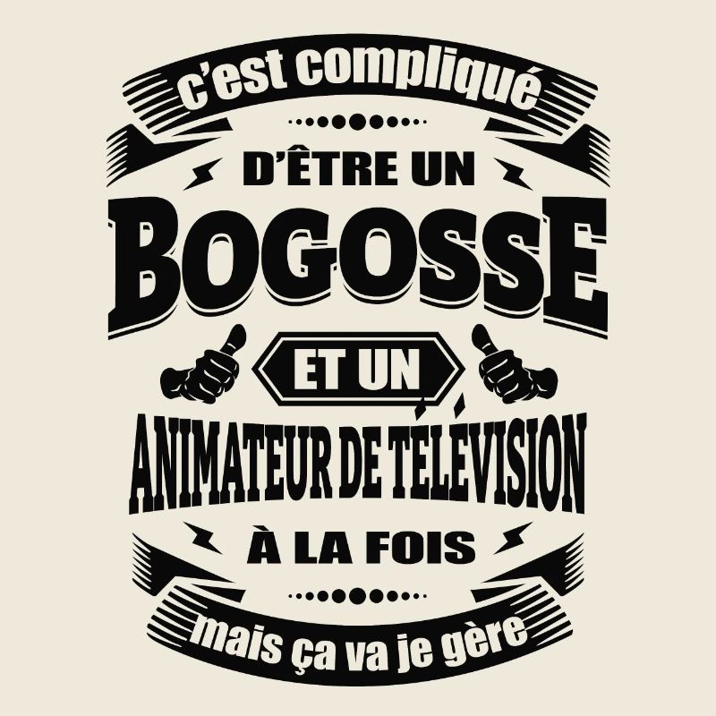 BOGOSSE ET ANIMATEUR DE TÉLÉVISION