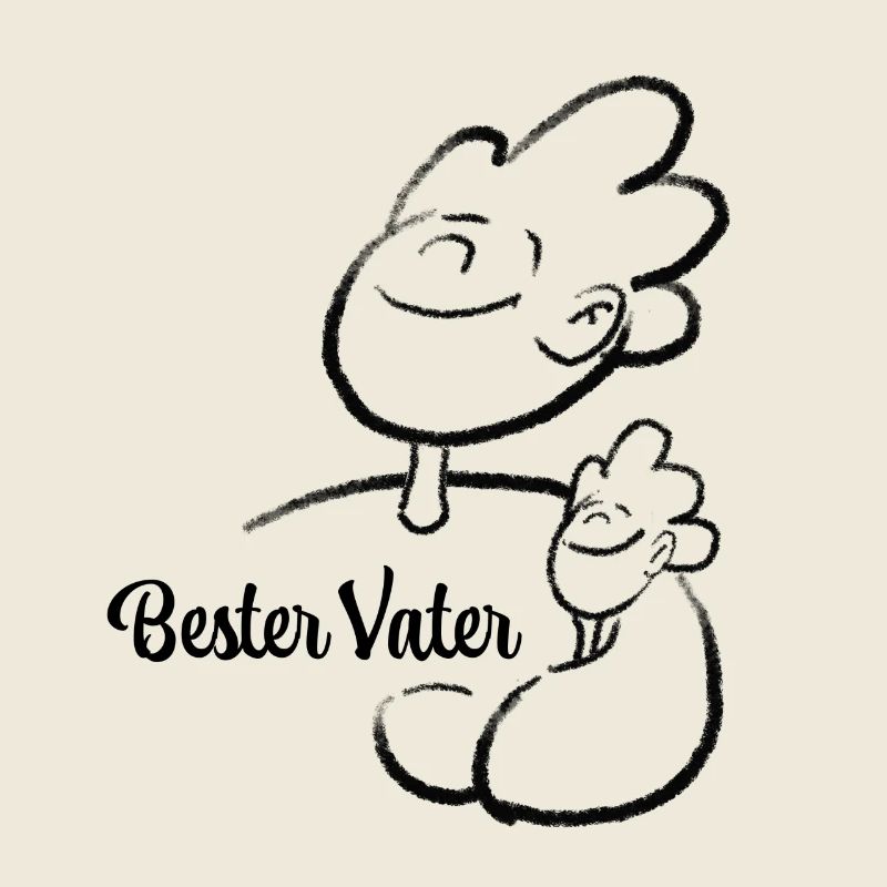 Bester Vater und Sohn illustration