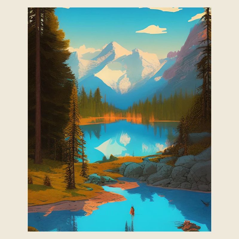 Paysage nature forêt