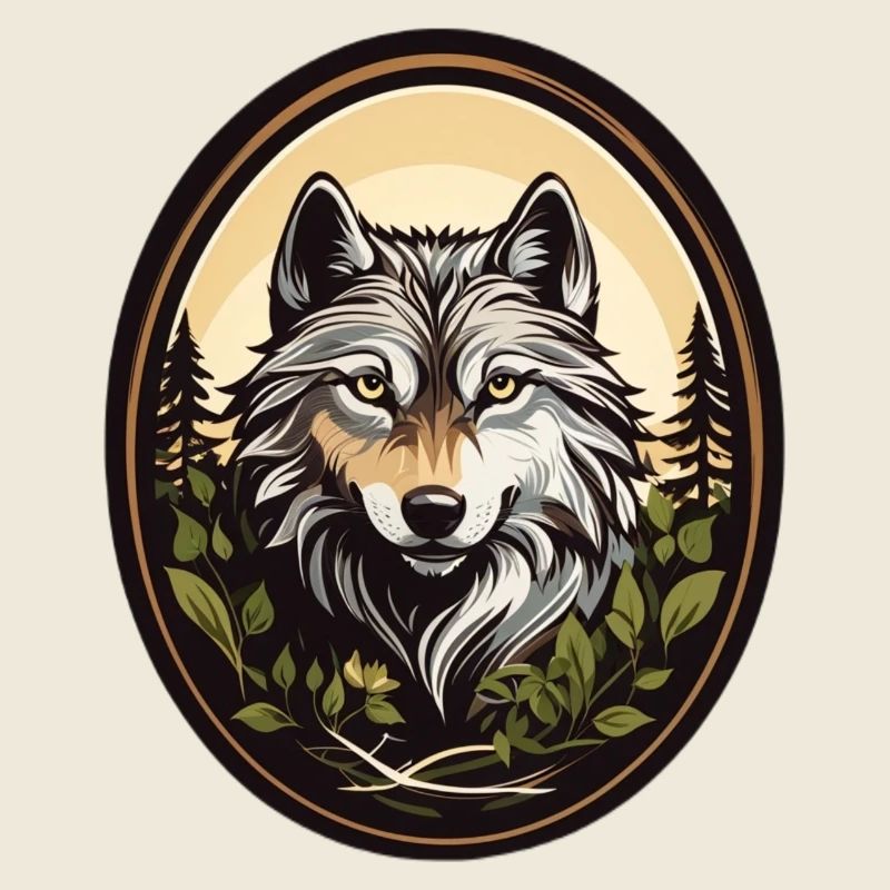 Waldbewohner Wolf