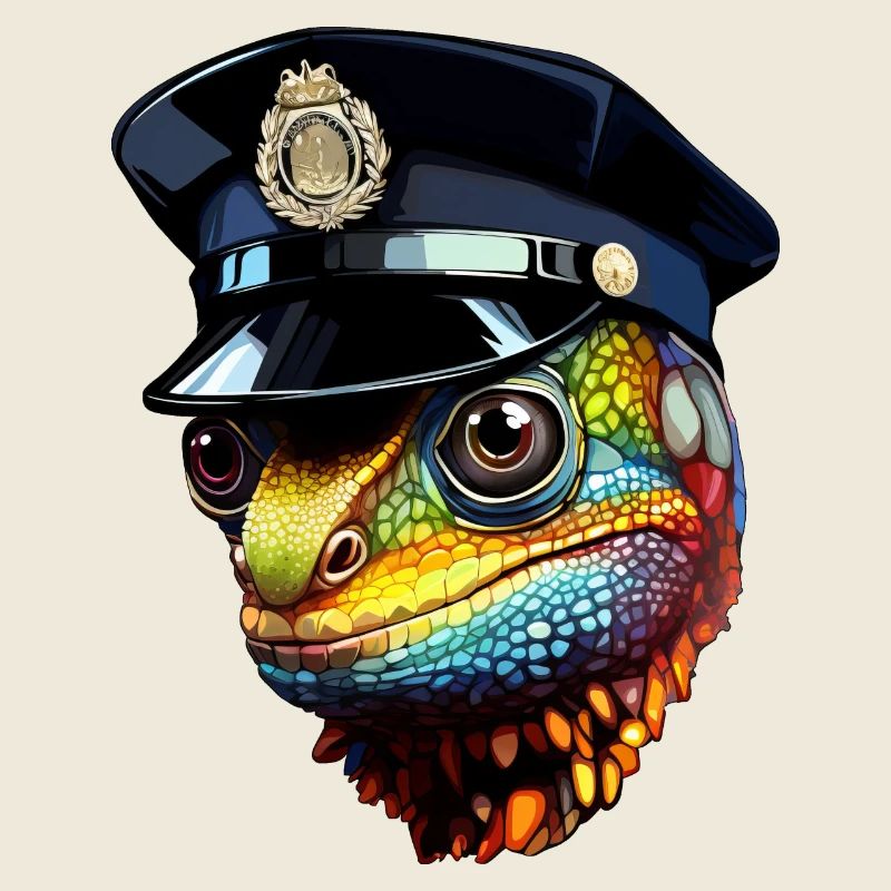 Chamäleon Polizei
