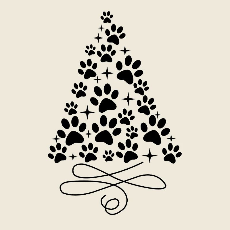 CHRISTMAS paws design xmas