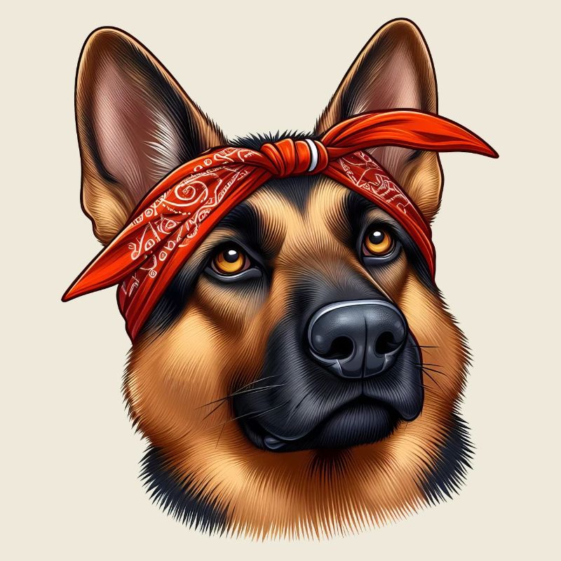 Deutscher Schäferhund Der Rapper