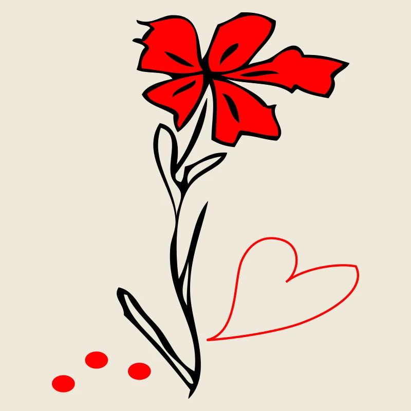 Blossom with heart