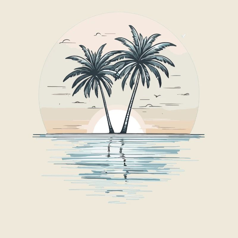 Coucher de soleil Palm Beach