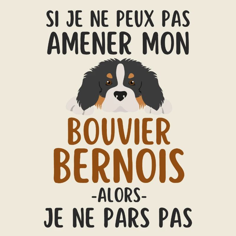 Chien de race bouvier bernois