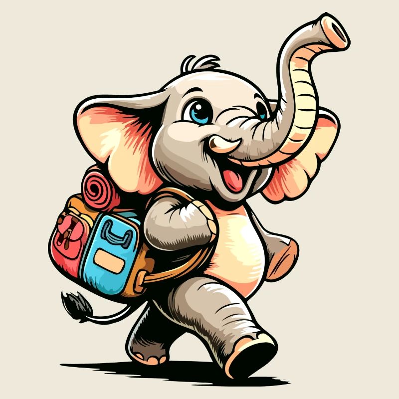 Tiny Trekker: Der lustige Elefant