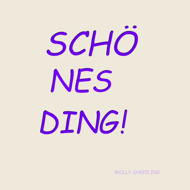 Nice thing! Beautiful - Nes - Ding! Wolly Sheepling