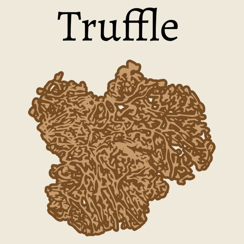 Trüffel Muster Labyrinth