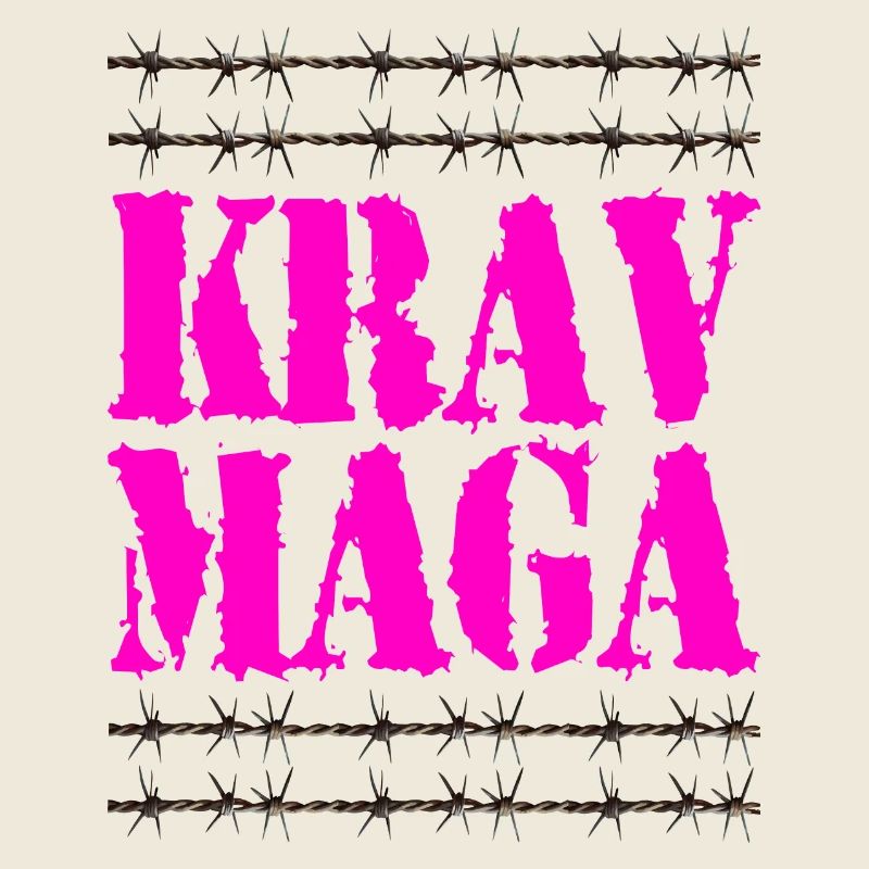 Sehr cooles Krav Maga Design mit Sracheldraht.