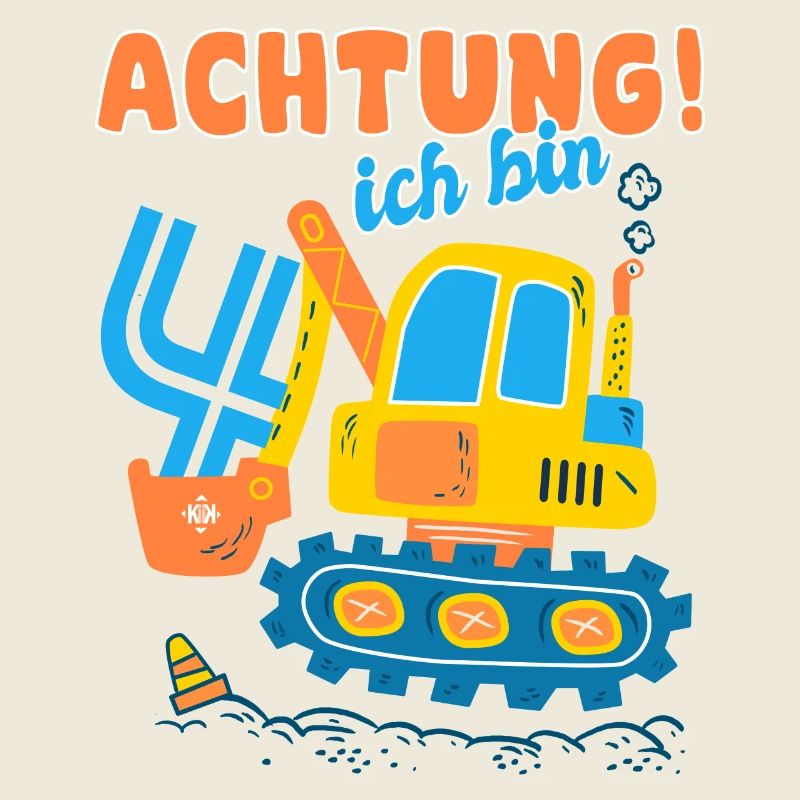 Ich bin 4 Geburtstag des Baggers, Geschenk 4