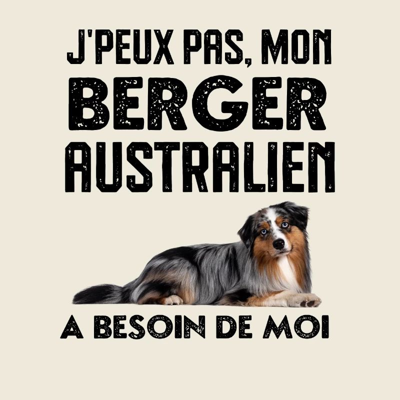 Chien de race aussie berger australien