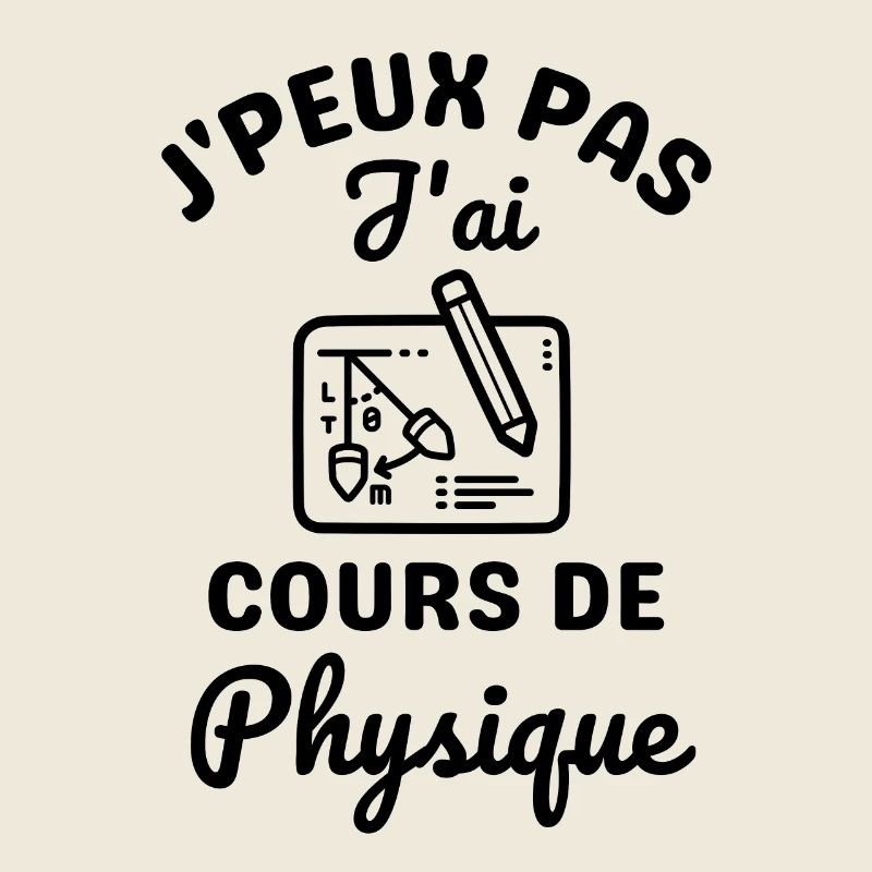 Cours de physique humour science