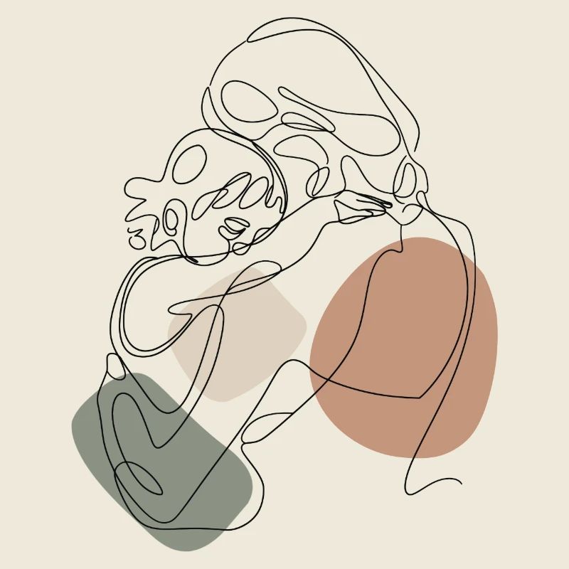 Mutter mit Kind Baby