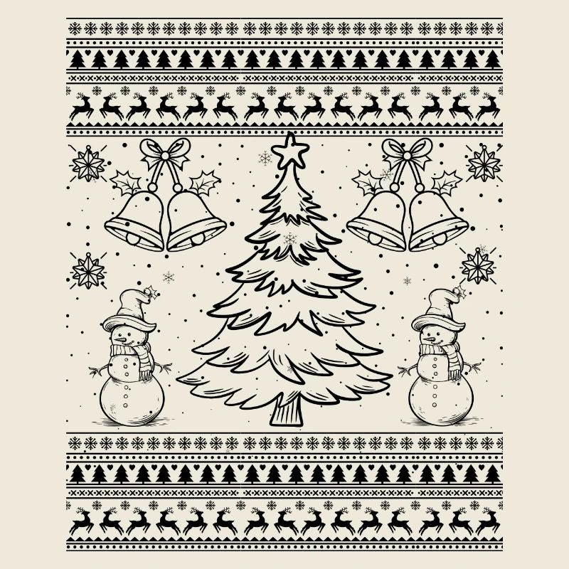 Weihnachtsbaum Muster