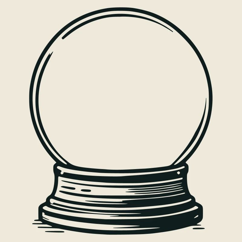 Snow globe empty