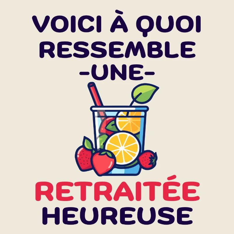 Une retraitée heureuse