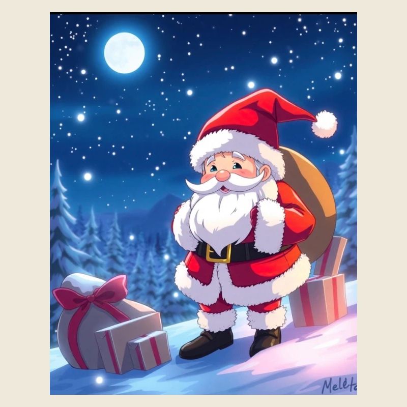 Weihnachts man mit Geschenke Sack