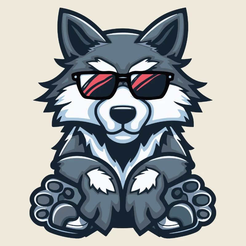 Wolf Comic Cool