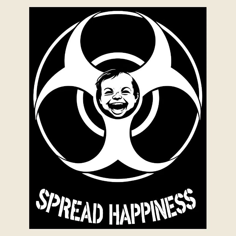 SpreadHappiness schwarzer Hintergrund