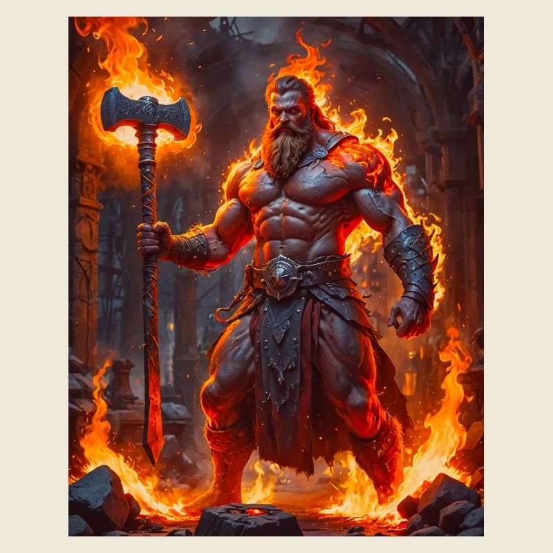 Svarog, Slavic god of fire, forging, and celestial