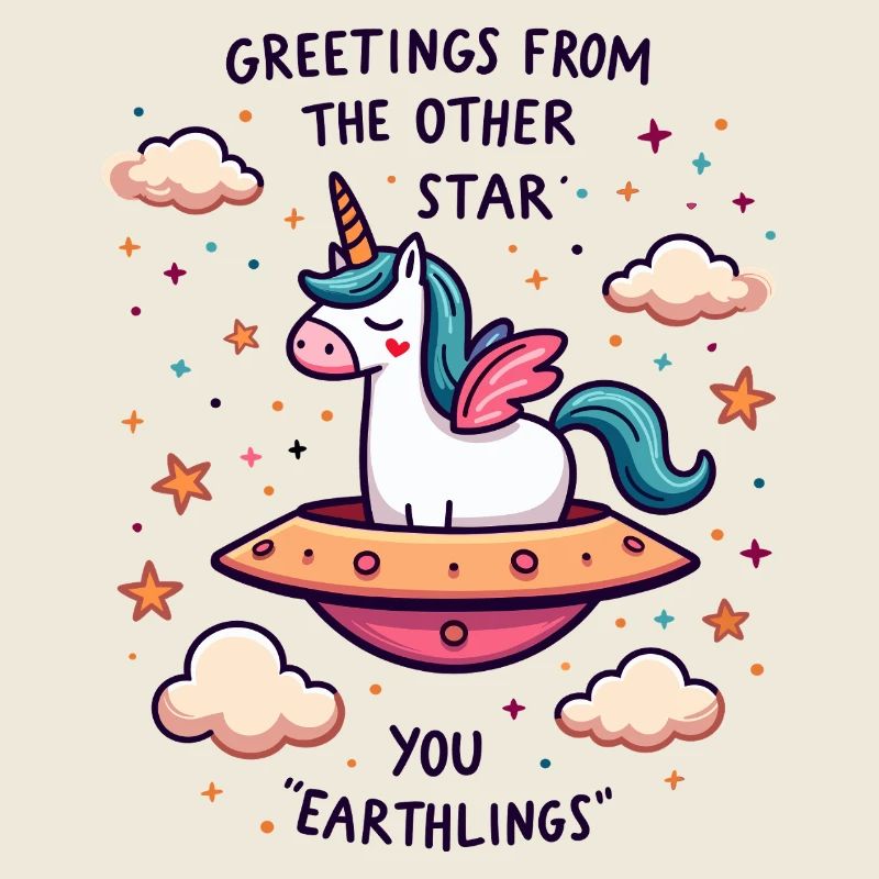 Licorne vue de l’espace