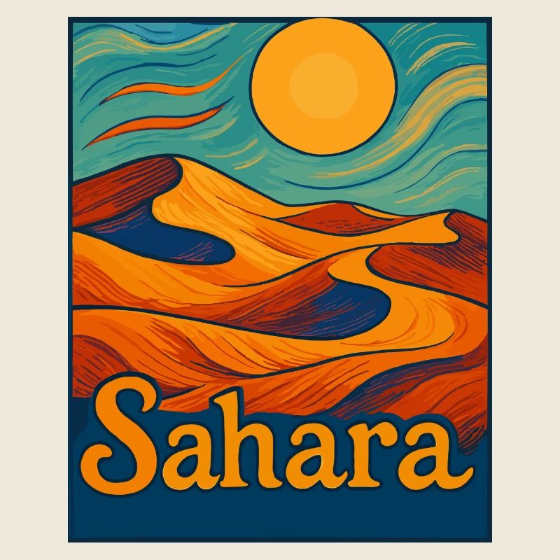 Rêve du désert du Sahara