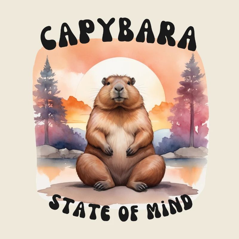Capybara State of Mind – Chill & Calm Design