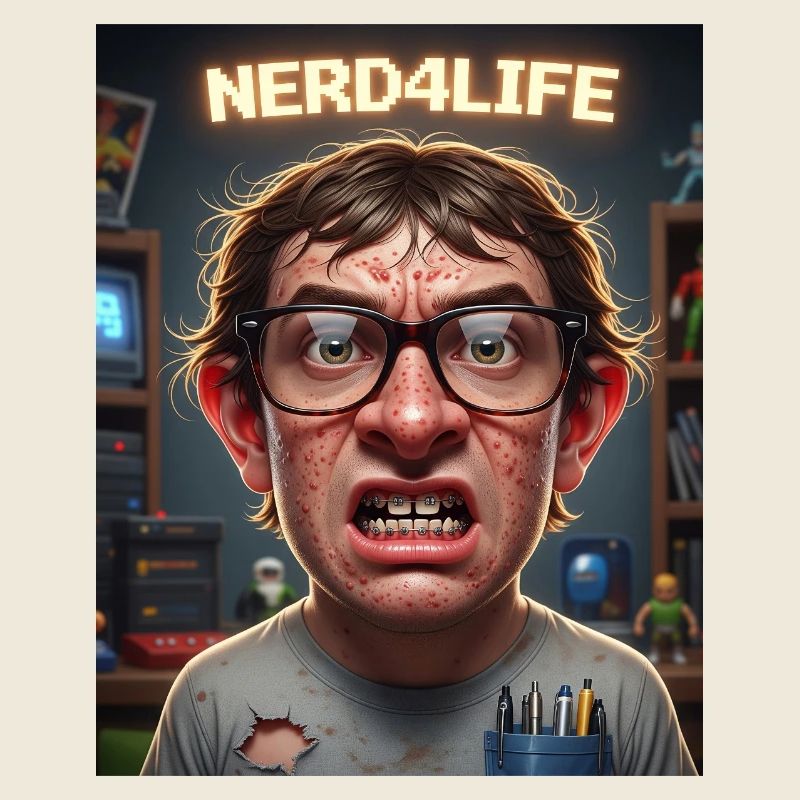 Nerd4Life Impression de style pixel