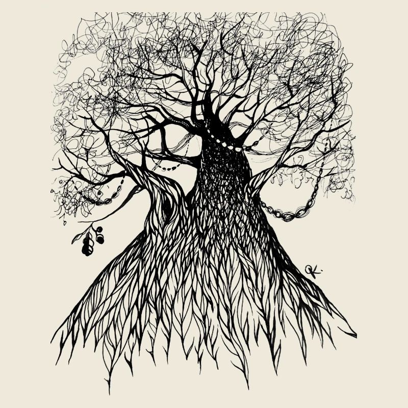 Baum Eiche Froschperspektive
