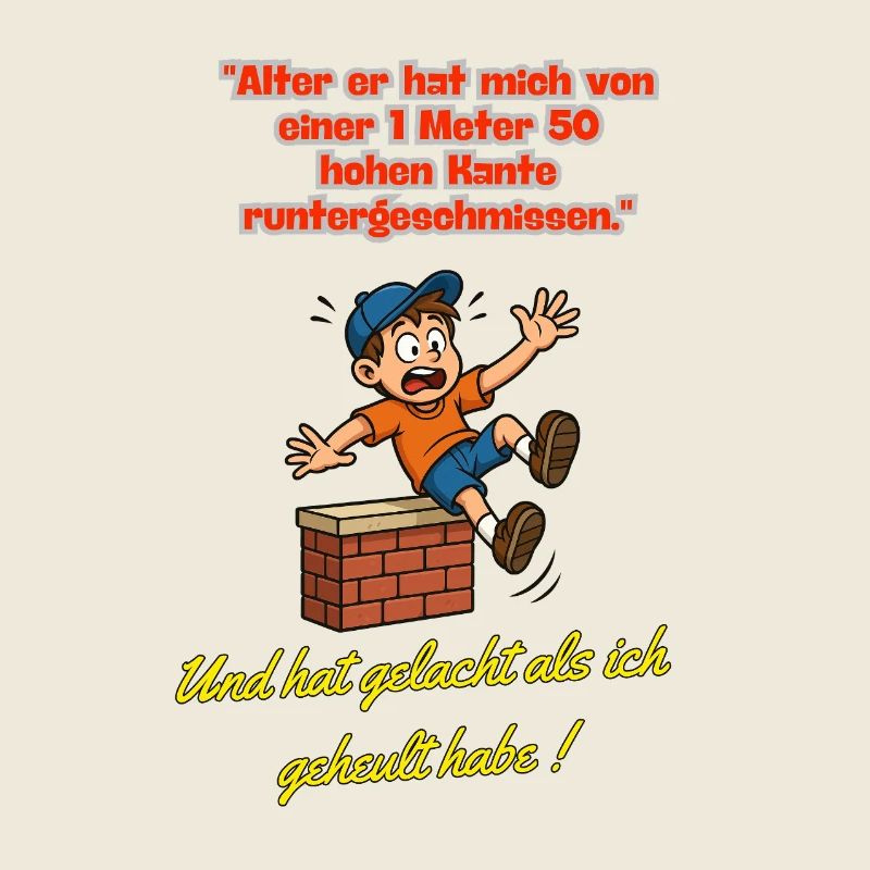 Kante Sprung Lachflash