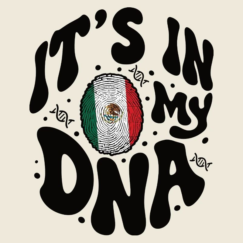 ADN mexicain Mexique drapeau hispanique
