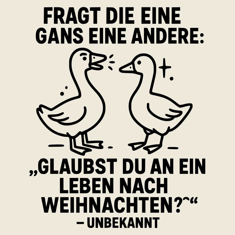 gans weihnachten witz leben danach