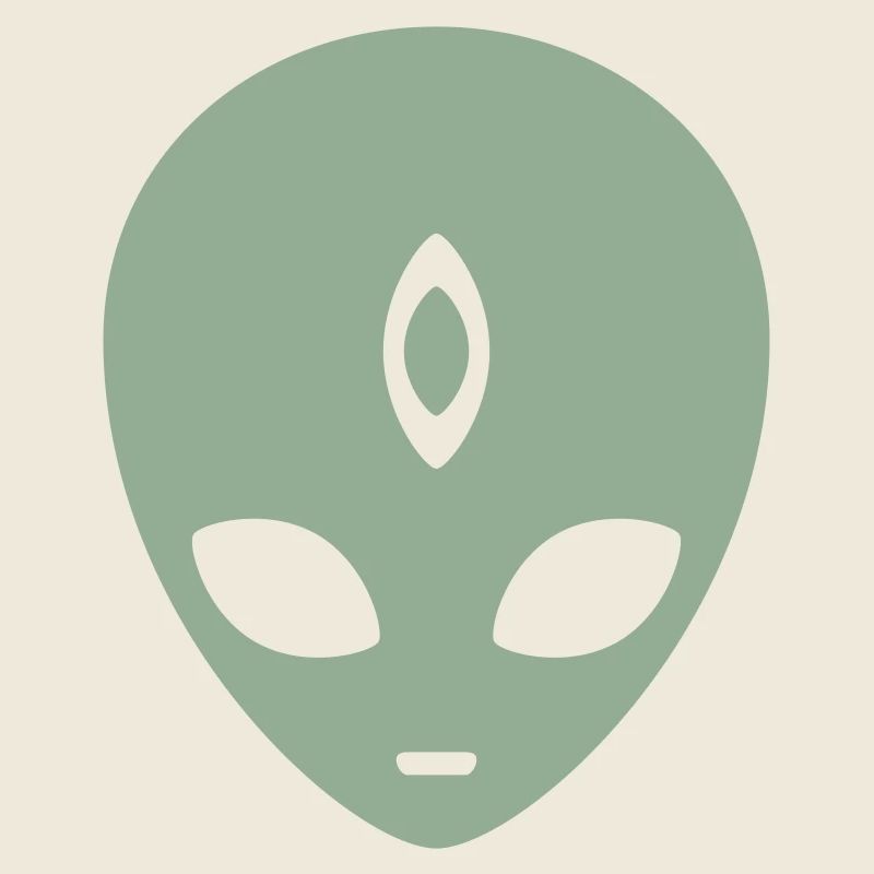 Alien Third Eye Minimalist