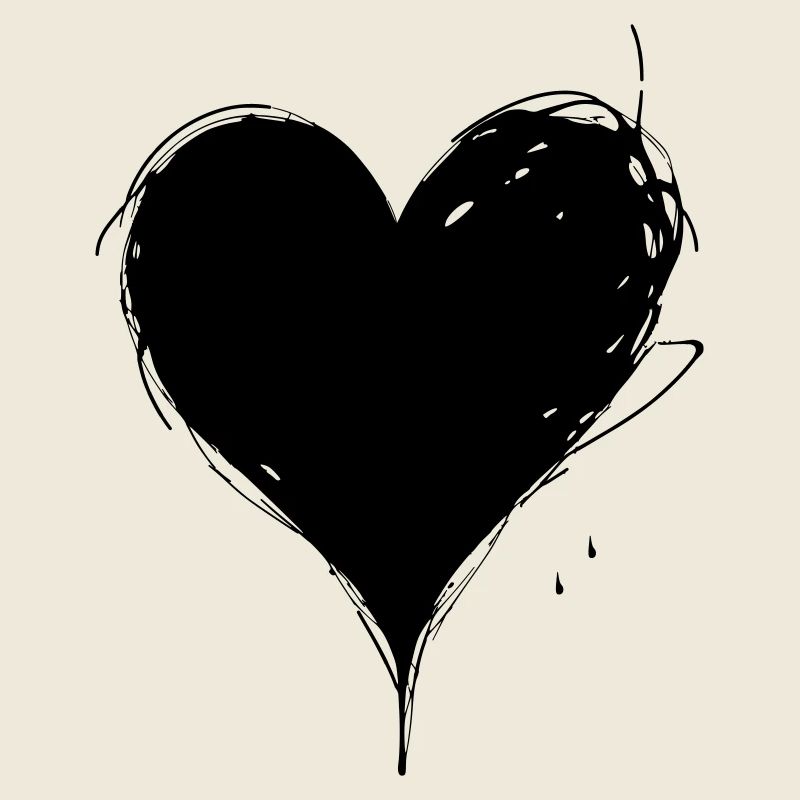 Black Heart, Valentine's Day, Love