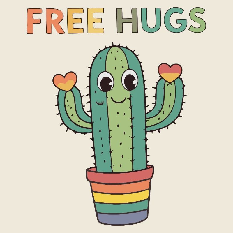 Cactus Rainbow Cuddles
