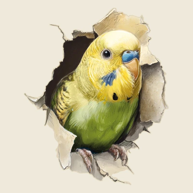 Funny budgie