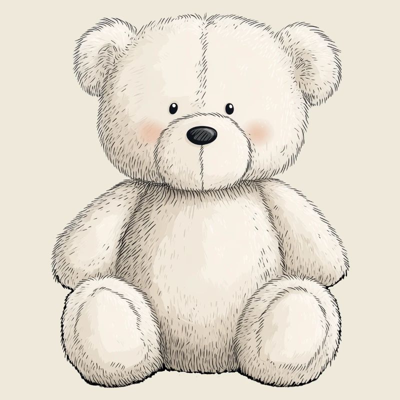 Nounours mignon plein de tendresse