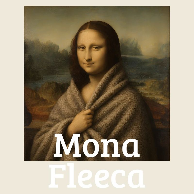 Mona Fleeca Leonardo Da Vinci Drôle Froid Mona l