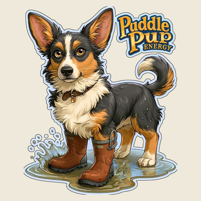 Puddle Pup Energy: Splash Boots