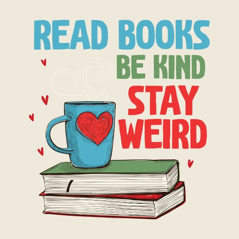 Reading books Being kind Reading crazy
