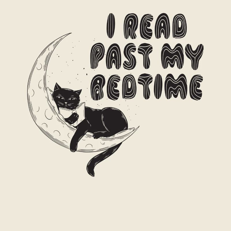 I read after bedtime reading cat