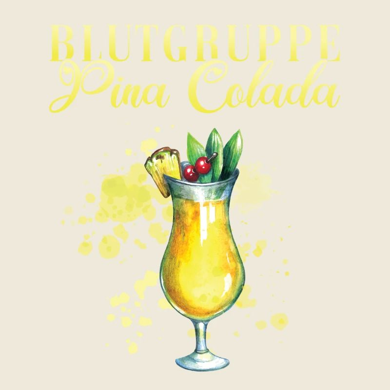 Blood Type Pina Colada Bartender