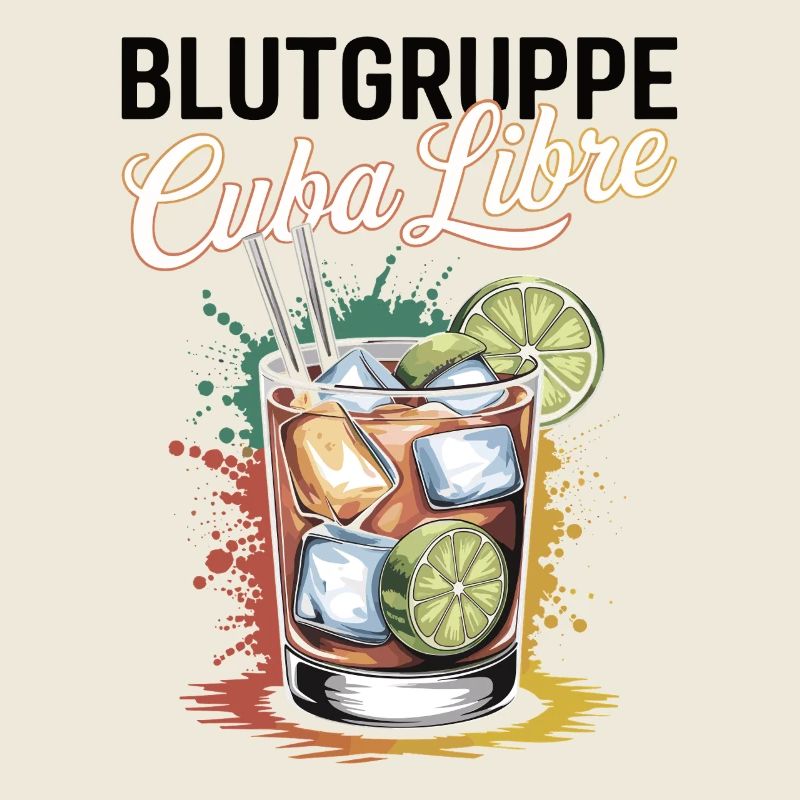 Blutgruppe Cuba Libre Cocktail Barkeeper