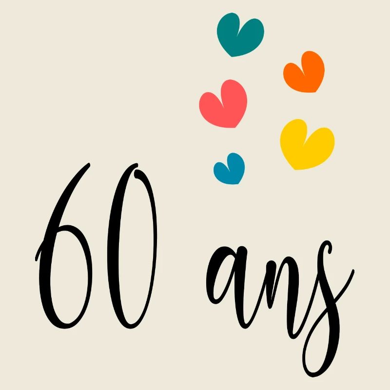 60. 60 ANS. 60e ANNIVERSAIRE. ANNIVERSAIRE 60 ANS.