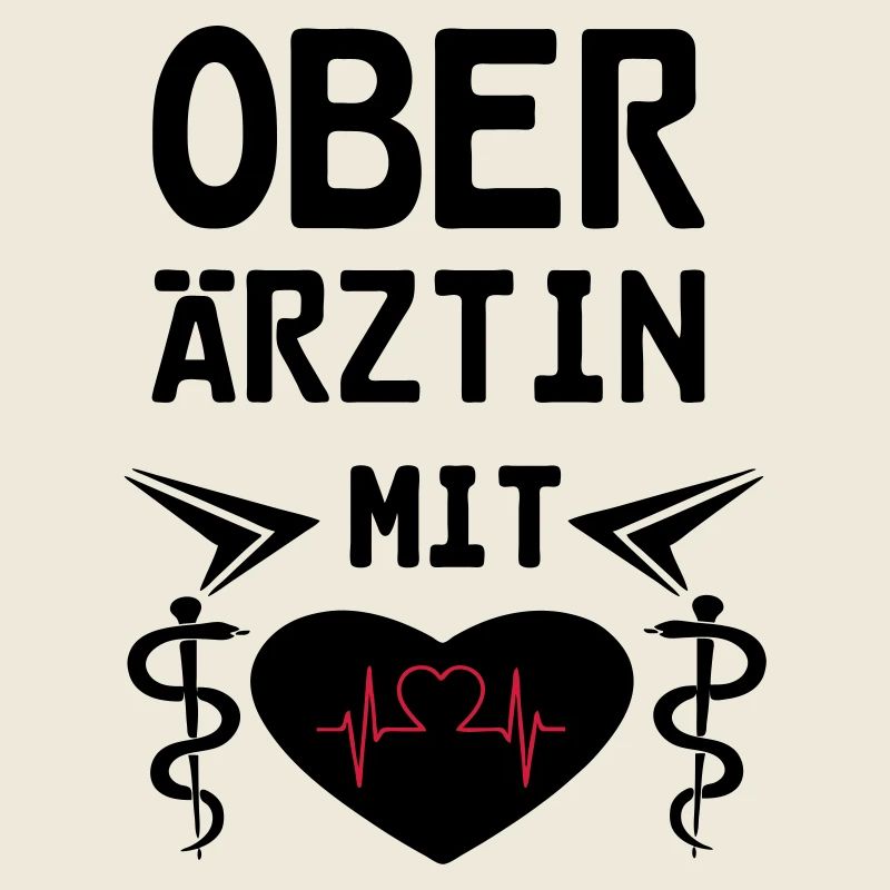 Oberärztin mit Herz Geschenk